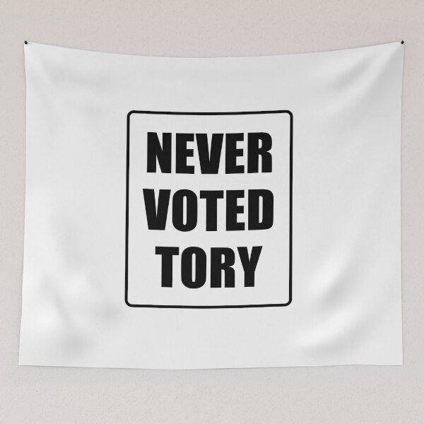 Item preview, Never Voted Tory designed and sold by Inspirationmotivation.