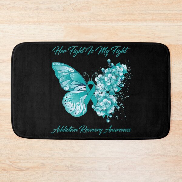 Item preview, Her Fight Is My Fight Addiction Recovery Awareness Butterfly Ribbon Gifts designed and sold by Adropine.
