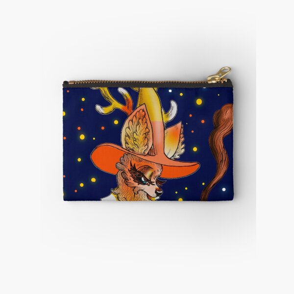 Item preview, Candy Corn Deer Wizard, Starry Background designed and sold by Brooksie Fontaine.