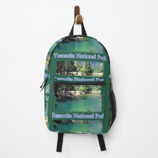 Item preview, Yosemite National Park landscape photography. Beautiful mountain, summer  green trees and clear water river. designed and sold by naturematters.