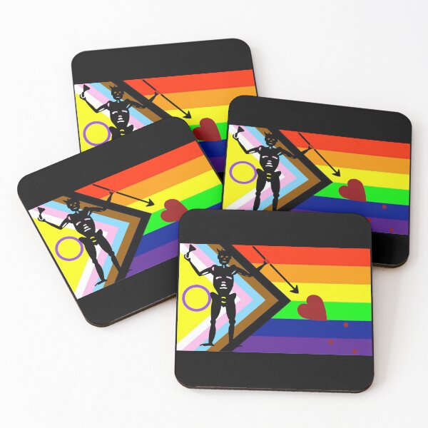 Item preview, Pirate pride flag progress pride rainbow Blackbeard designed and sold by Theoldgirl900.