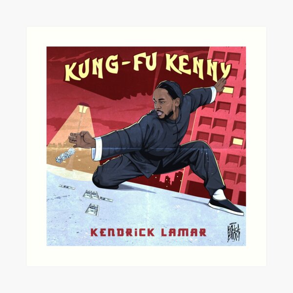 Kung Fu Kenny Art Print