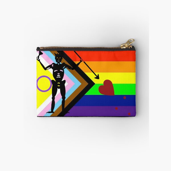 Item preview, Pirate pride flag progress pride rainbow Blackbeard designed and sold by Theoldgirl900.