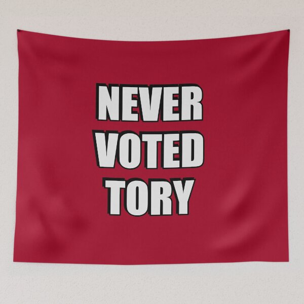Item preview, Never Voted Tory designed and sold by Inspirationmotivation.