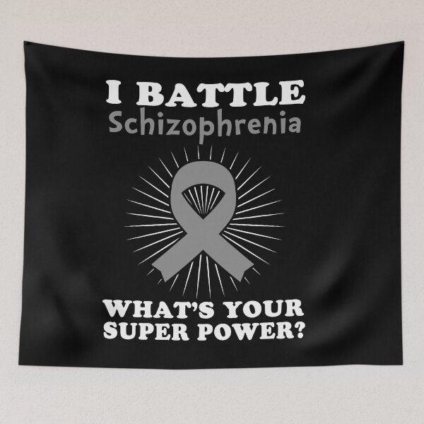 Item preview, I Battle Schizophrenia Funny Schizophrenia Warrior Gift designed and sold by rechardtee.
