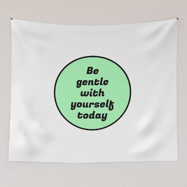Item preview, Be gentle with yourself today - pastel green  designed and sold by Inspirationmotivation.