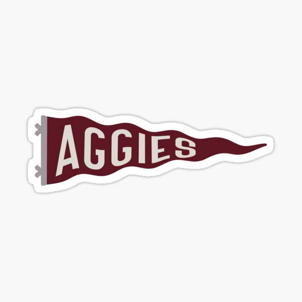 Item preview, Retro Aggies Pennant designed and sold by TwoTenDesign.