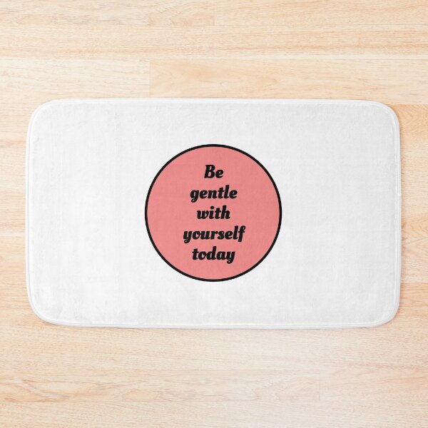 Item preview, Be gentle with yourself today - pastel red designed and sold by Inspirationmotivation.