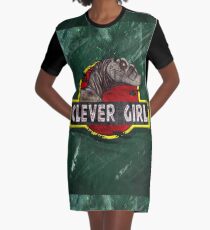 Clever Girl Graphic T-Shirt Dress