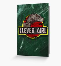 Clever Girl Greeting Card