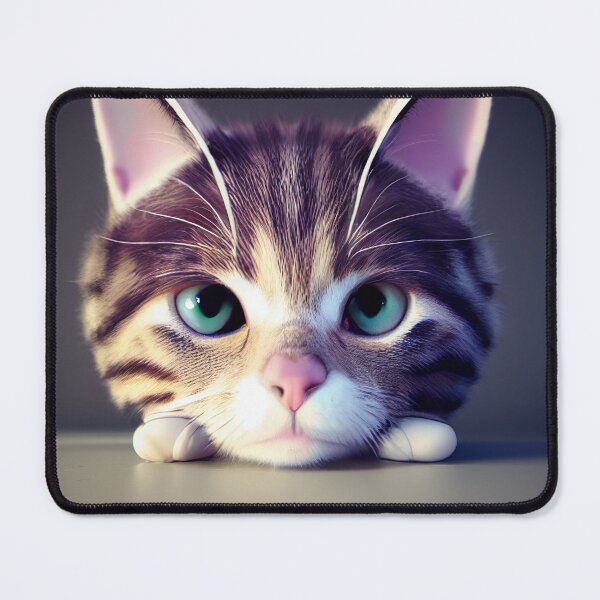 Item preview, Cute kitten cat with big eyes, cute nose, feline artwork designed and sold by Layerform.