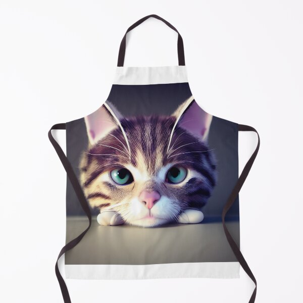 Item preview, Cute kitten cat with big eyes, cute nose, feline artwork designed and sold by Layerform.