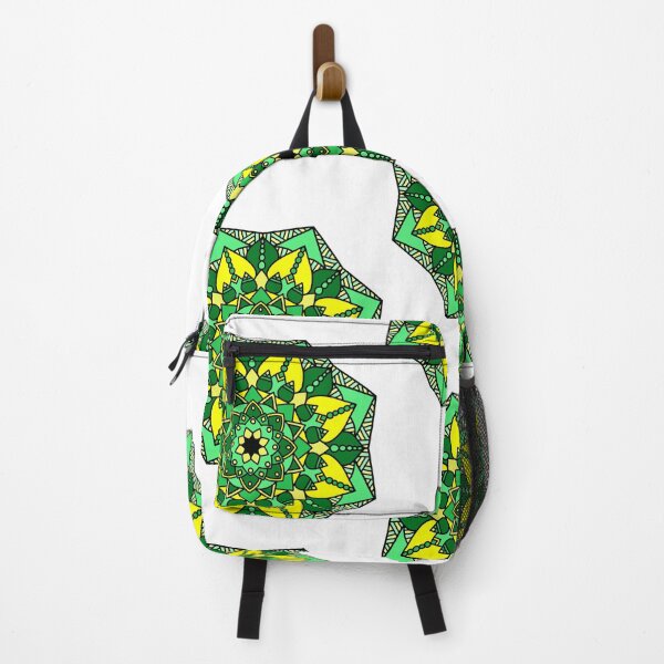 Item preview, green yellow mandala designed and sold by SoftCanBear.