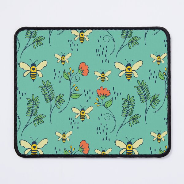 Item preview, Bees and Flowers designed and sold by Jacqueline Hurd.