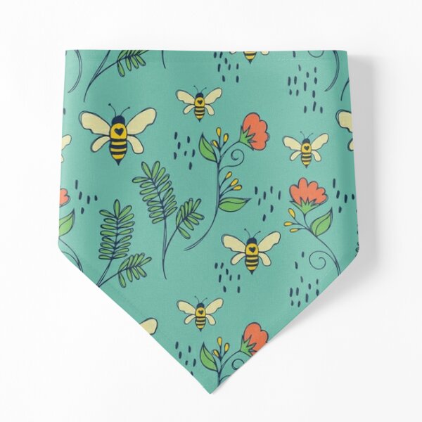 Honey Comb & Bees Dog Bandana