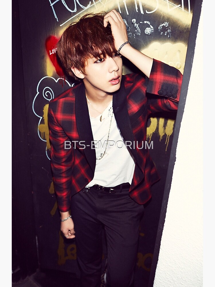 Bts War Of Hormone Jin Greeting Card By Bts Emporium Redbubble