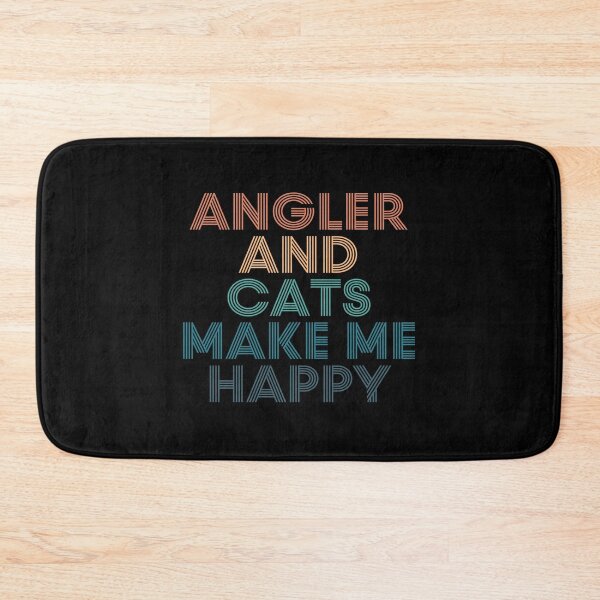 Item preview, Angler And Cats Make Me Happy- Gift for Angler & Cats Fans designed and sold by kindxinn.