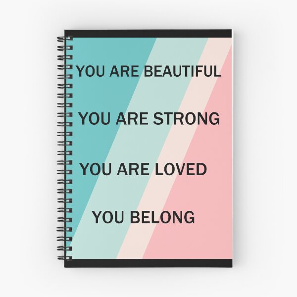 Item preview, You Are Beautiful You Are Strong You Are Loved You Belong designed and sold by SamirElh77.