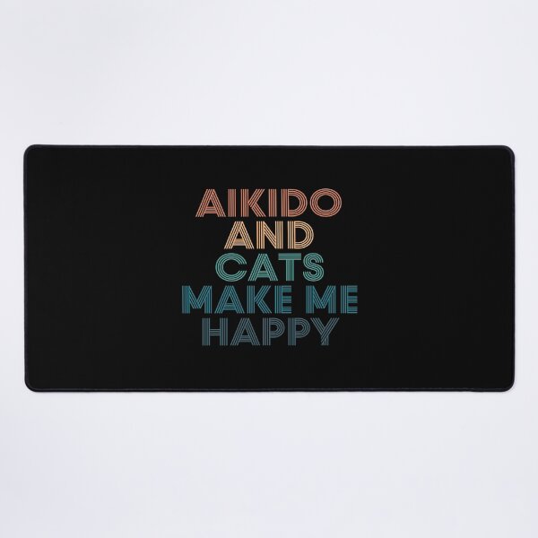 Item preview, Aikido And Cats Make Me Happy- Gift for Aikido & Cats Fans designed and sold by kindxinn.