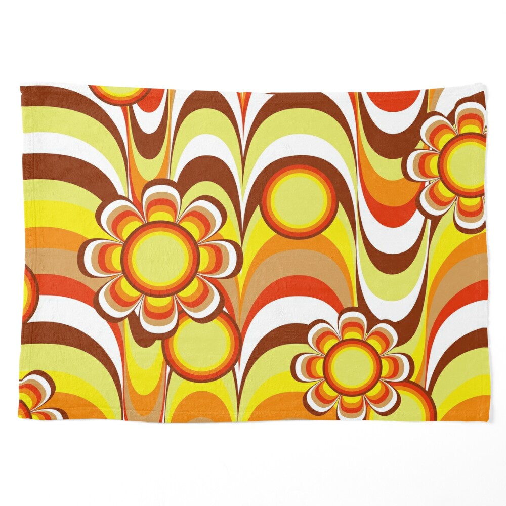 Groovy 60s Psychedelic Flower Essential T-Shirt for Sale by Makanahele