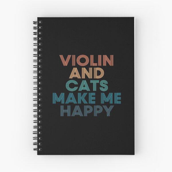 Item preview, Violin And Cats Make Me Happy- Gift for Violin & Cats Fans designed and sold by kindxinn.