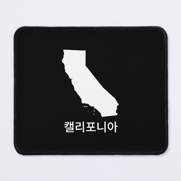 Item preview, California written in Korean designed and sold by Lines-n-Shapes.