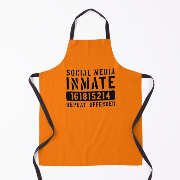 Item preview, Social Media Inmate - Funny Censoored Prison Uniform Halloween designed and sold by NatIntrovertSoc.