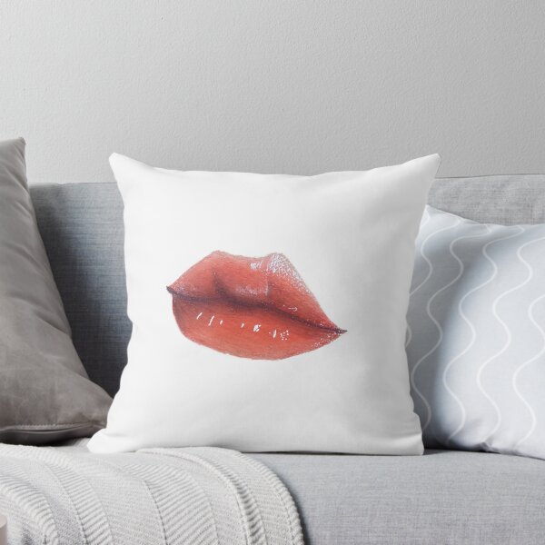 Item preview, Cute Lips Realism Original Drawing Design Print designed and sold by AMoltenLavaFrog.