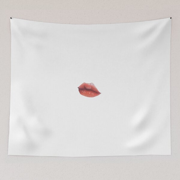 Item preview, Cute Lips Realism Original Drawing Design Print designed and sold by AMoltenLavaFrog.