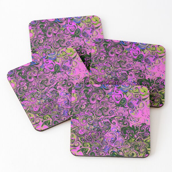 Item preview, Purple Green Black Halloween Party Trick or Treat Abstract Marble Pattern - For A Modern Witch designed and sold by PatternPerfect.