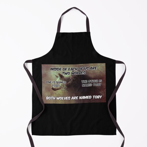 Item preview, Inside Of Each Of Us Are Two Wolves One Is Named Toby Funny Meme designed and sold by Big Twelve.