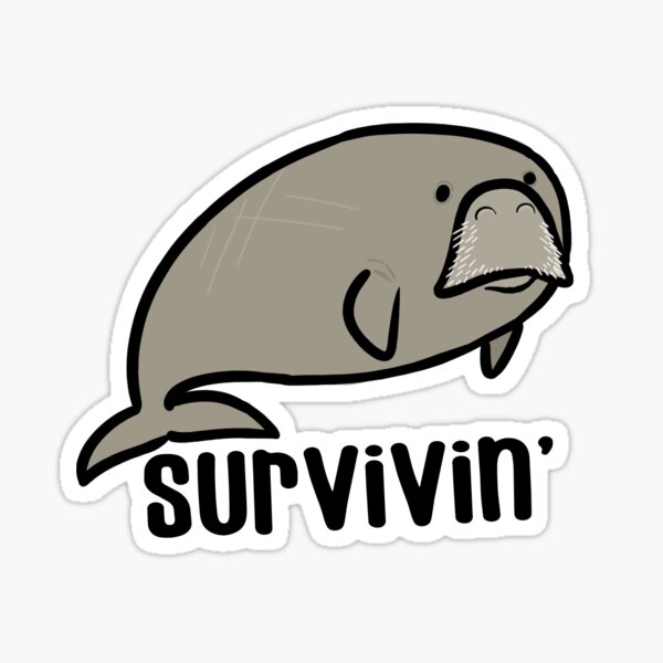 Item preview, Dugong - Survivin' designed and sold by peperomia.