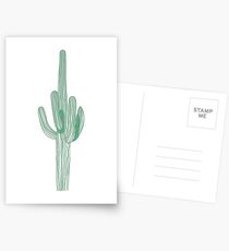 Cactus pattern Postcards