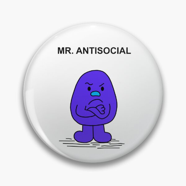 Item preview, Señor antisocial designed and sold by Scat the cat.