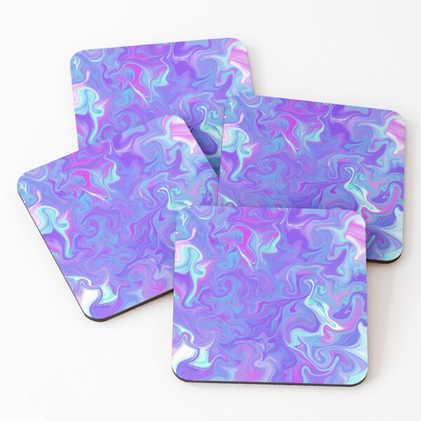 Item preview, Soft Purple Pink Turquoise White Halloween Party Trick or Treat Abstract Marble Pattern - For A Modern Witch designed and sold by PatternPerfect.