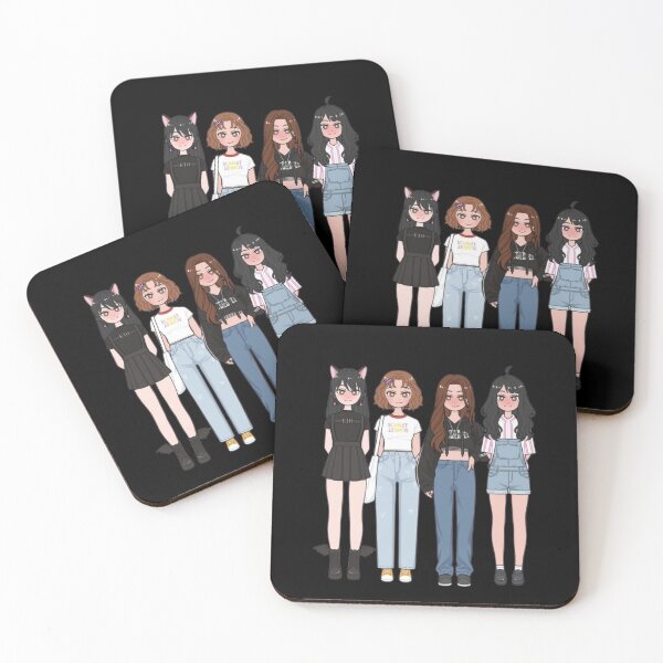 Item preview, 4 cute anime friends designed and sold by Creative Show.