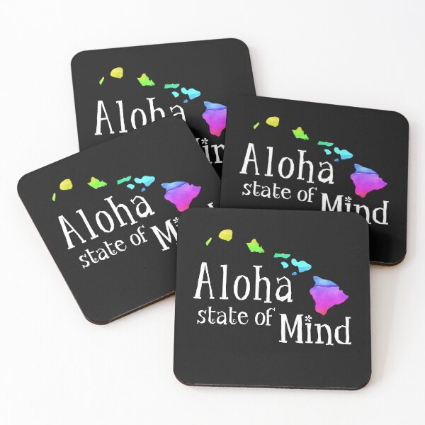 Item preview, Hawaii State Aloha State Of Mind Island Chain Oahu Maui Big Island Kauai designed and sold by FreeSpiritAloha.