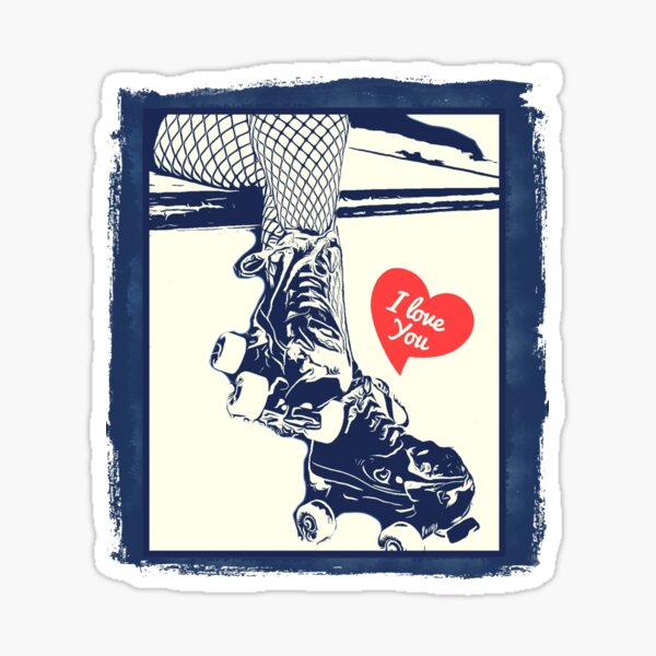 Item preview, Roller Skating Love designed and sold by KazArtDesigns.