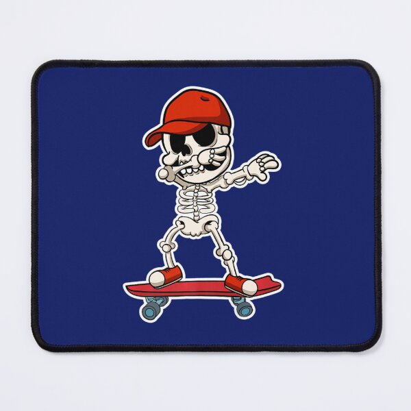 Item preview, Skeleton Skateboarding Skater Skate Skating Skateboard designed and sold by KrystClear.