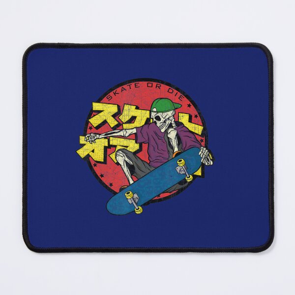 Item preview, Skeleton Skateboarding Skull Skateboard Deck Vintage Skater designed and sold by KrystClear.