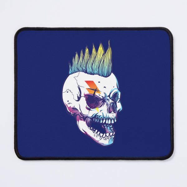 Item preview, Skull Punk Rock Roll Skateboard Skater designed and sold by KrystClear.