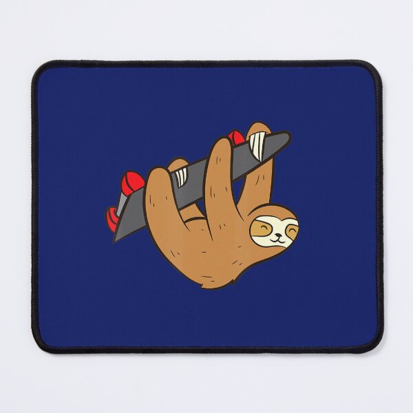 Item preview, Sloth With Skateboard Skateboarding Sloths designed and sold by KrystClear.