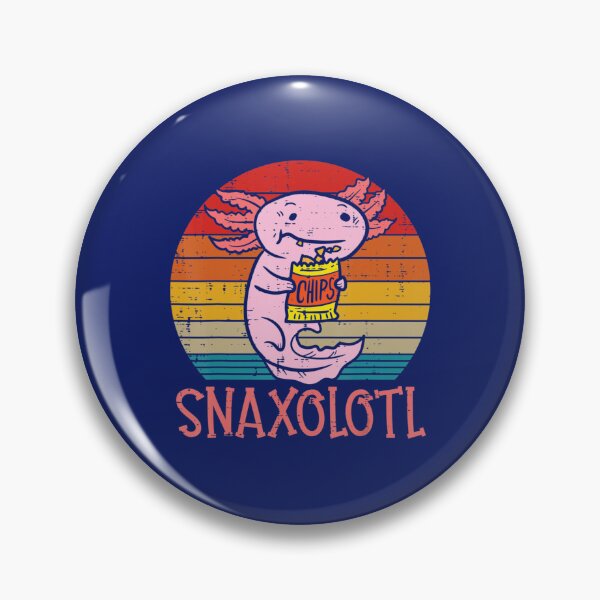 Item preview, Snaxolotl Axolotl Eat Chips Snack Food Boys Girls Kids designed and sold by KrystClear.