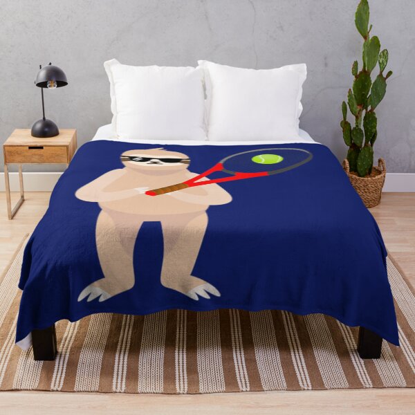 Item preview, Sloth Wearing Sunglasses Playing Tennis designed and sold by KrystClear.