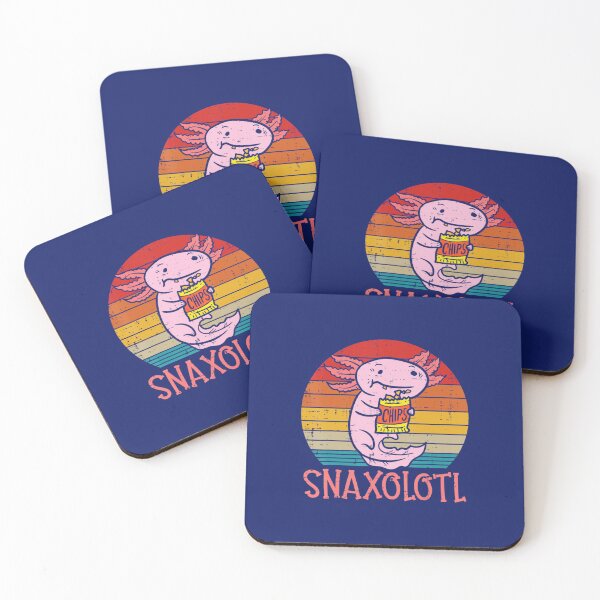 Item preview, Snaxolotl Axolotl Eat Chips Snack Food Boys Girls Kids designed and sold by KrystClear.