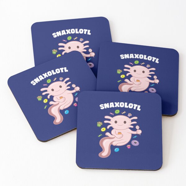 Item preview, Snaxolotl Mexican Walking Fish Kawaii Axolotl Food Snacks designed and sold by KrystClear.