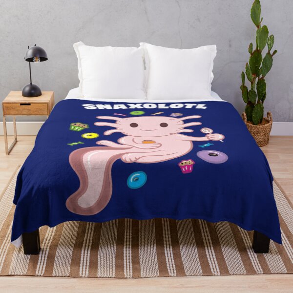 Item preview, Snaxolotl Mexican Walking Fish Kawaii Axolotl Food Snacks designed and sold by KrystClear.