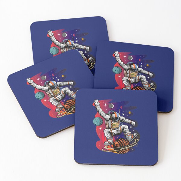 Item preview, Space Ride Astronaut Skate Skateboarding designed and sold by KrystClear.