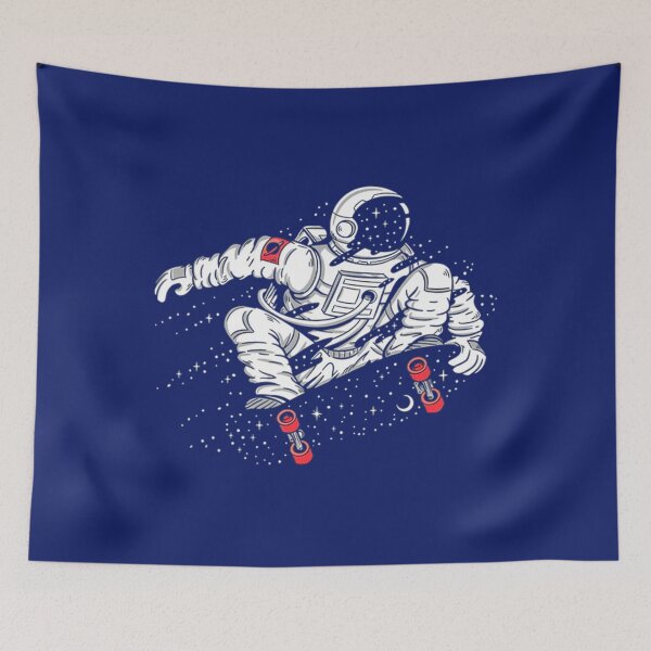 Item preview, Space Skateboarding Astronaut designed and sold by KrystClear.