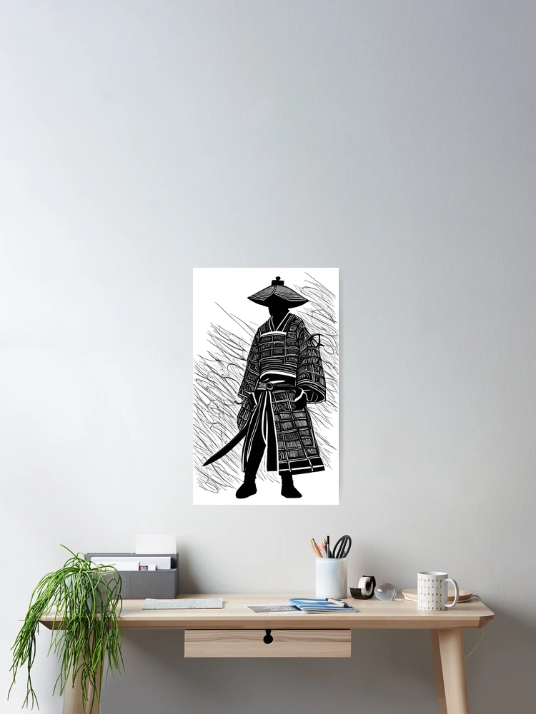 Thumbnail 2 of 3, Poster, Lone Samurai designed and sold by RockingPandS.